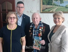 27 января 2023 года в гостях у В.И. Егорычева и  Л.В. Конюковой побывали глава местного самоуправления Городецкого округа А.Ю. Мудров и заместитель главы администрации Е.П. Носкова