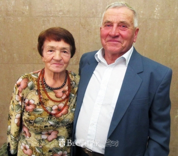 С супругом П.С. Тихонычевым