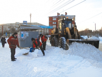 Уборка улиц после снегопада
