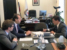 Глеб Никитин провел рабочую встречу с гендиректором «Уралвагонзавода» Александром Потаповым