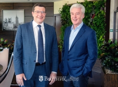 Глеб Никитин и Сергей Собянин провели рабочую встречу