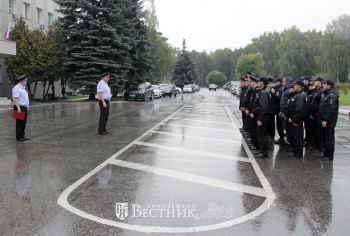 Гарнизонный развод полиции