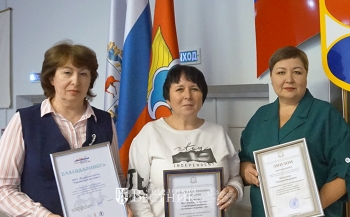 Главный редактор газеты &laquo;Городецкий вестник&raquo; Татьяна Панфилова,  главный редактор телеканала &laquo;Городец-ТВ&raquo; Лариса Фощий, редактор телевидения телеканала &laquo;Городец-ТВ&raquo; Татьяна Коныгина