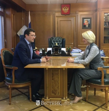 Вице-премьер правительства РФ Виктория Абрамченко и губернатор Глеб Никитин обсудили реализацию нацпроекта "Экология" в Нижегородской области
