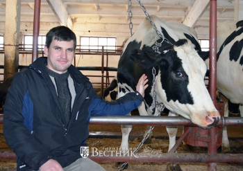 В лидерах по надою молока