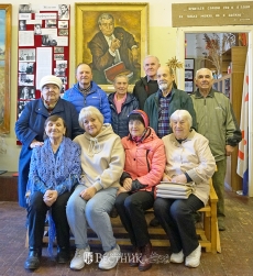 Памятная встреча в музее колхоза «Красный маяк»