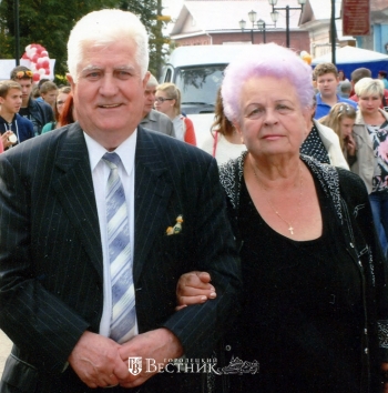 С супругой. 2014 г.