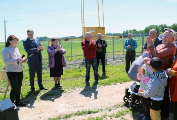 Пуск газа в пос. Безводное
