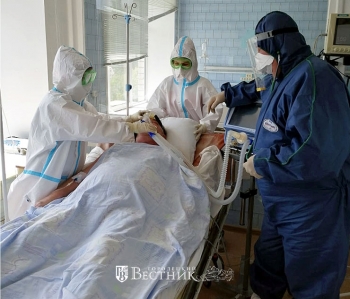 В палате реанимации