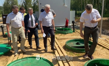 Строительство очистных сооружений  завершилось в селе Смольки Городецкого района