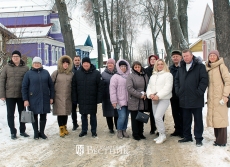Среди домиков-пряников