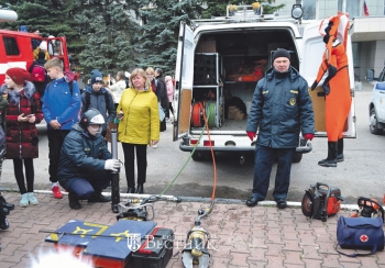 Школьникам &ndash; о спасательной технике