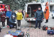 Школьникам – о спасательной технике