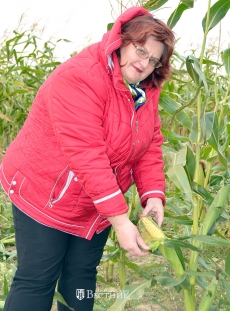 Главный агроном ЗАО «Белоречье» Н.С. Лукьянова 