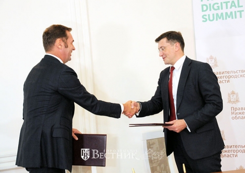 Глеб Никитин подписал соглашение с АО «ЭР-Телеком Холдинг» о сотрудничестве в развитии телекоммуникационной инфраструктуры