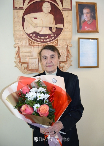 Т.А. Богуш  на открытии выставки