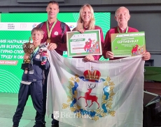 Семья Смирновых и А.Л. Поляков на соревнованиях в Калининграде