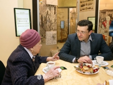 Глеб Никитин встретился с ветеранами Великой Отечественной войны (фотогалерея)