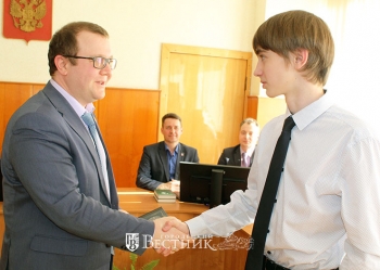 Е.П. Маслов и Никита Пичужкин